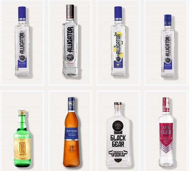 So sánh rượu Vodka Cá Sấu Đỏ với Đen và Xanh